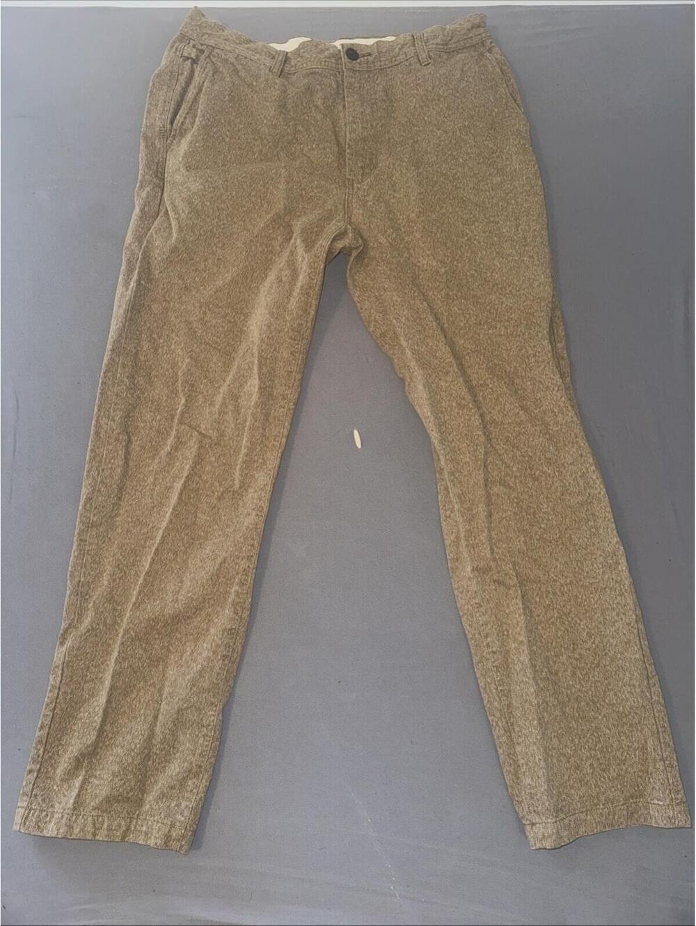 Line Of Trade Pant Mens 35x32 Tan Brown Officer Chino Herringbone Twill Straight